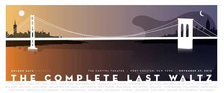 The Complete Last Waltz 2013 Concert Poster