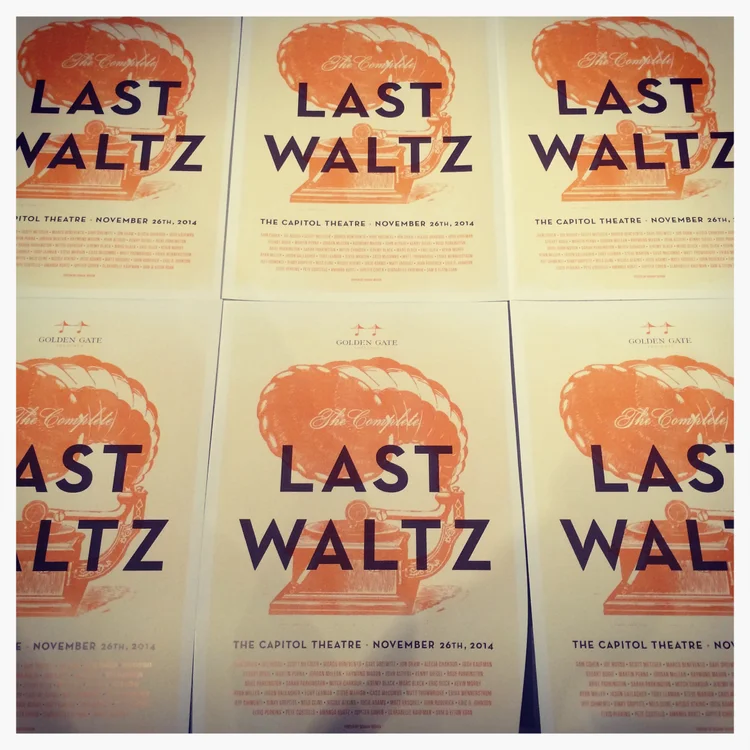 Complete Last Waltz 2014 Concert Poster